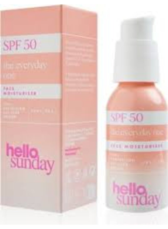 Hello Sunday The Everyday One Face Moisturiser SPF50 50ml - Image 1